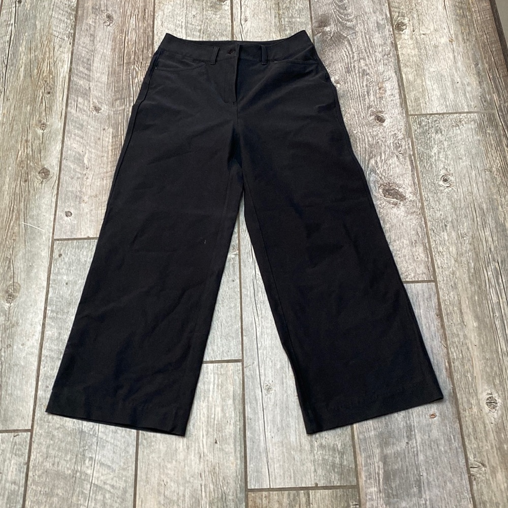 Lululemon City Sleek 5 Pocket Wide-Leg  *Light Utilitech Black 28 x *27”